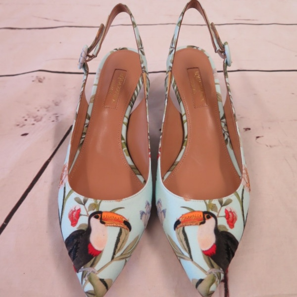 Aquazzura Amazonia de Gournay Slingback Pump - Picture 3 of 8
